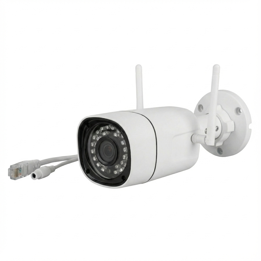 AI-enabled camera used for visual monitoring, behavior detection, and real-time video analytics