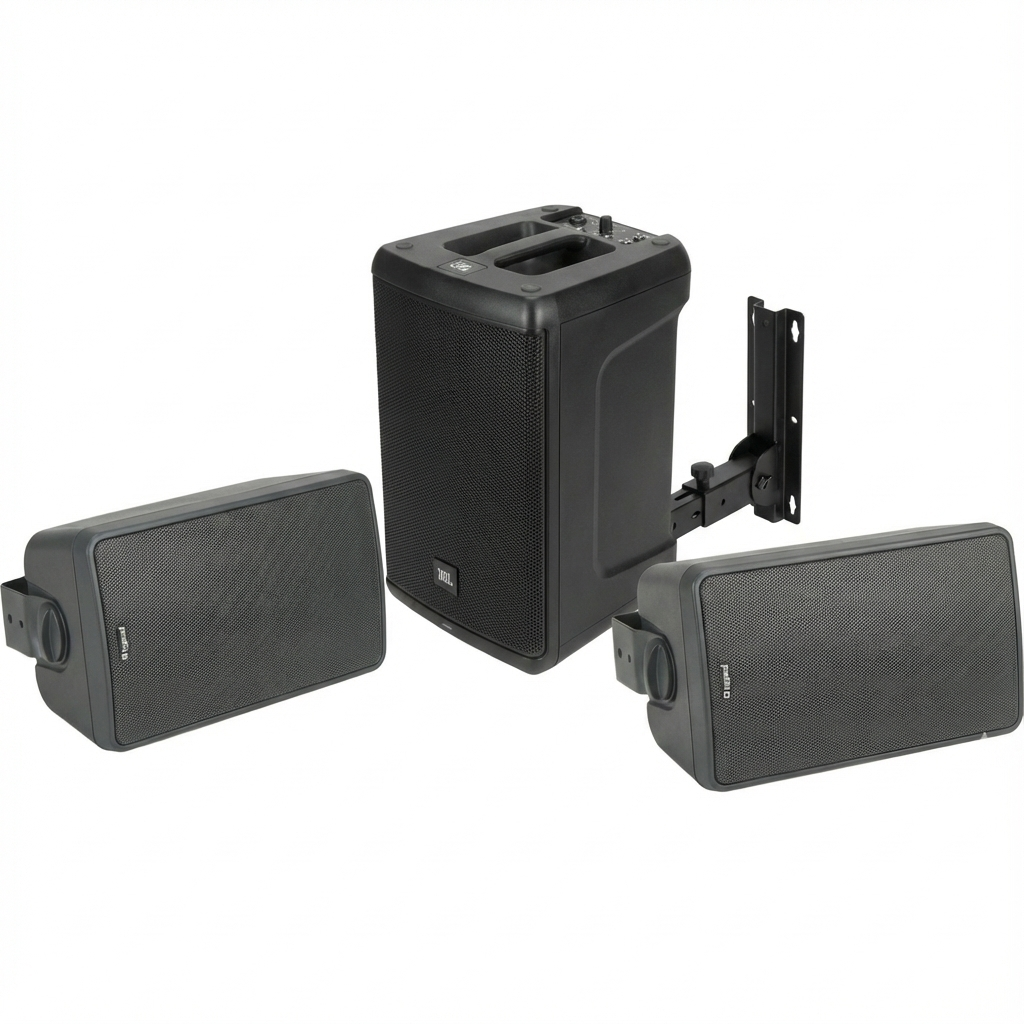 Audio alert speaker system designed for automated and operator-triggered audible notifications