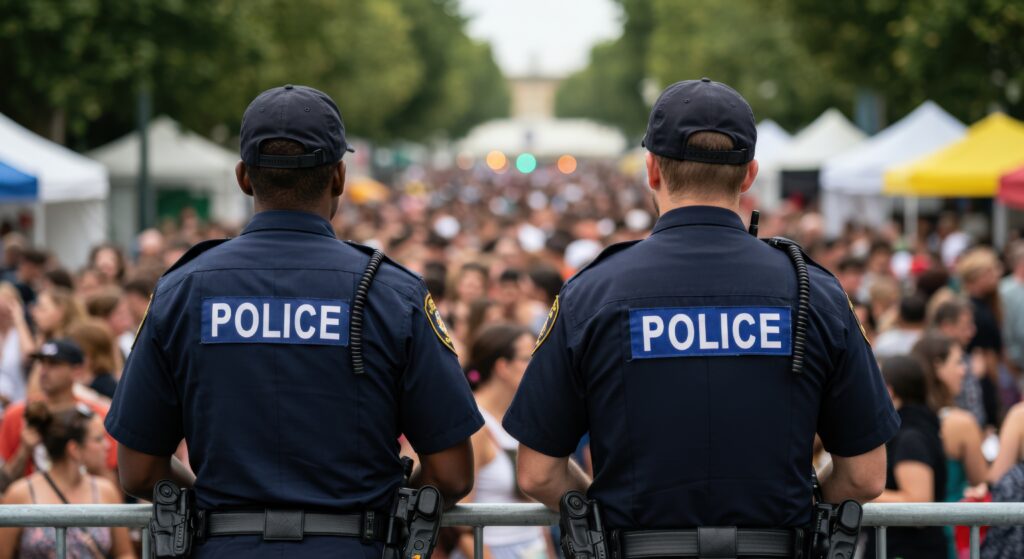 Public safety alert system in action with IPAWS-compatible emergency communication displays